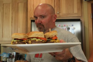 Hunting Chef delivering the birthday gifts