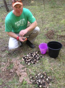 That is his little cute bucket, my MAN bucket is to the right.