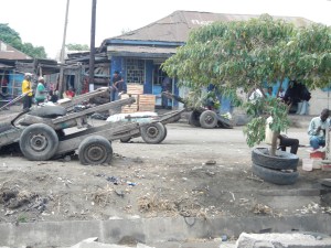 This gives you a little insight on Arusha. There are some nice places but the town mostly looks like this.