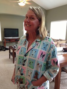 Contestant Four, in Lucky Pajamas at 5pm.