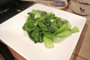 Plate your Bok Choy