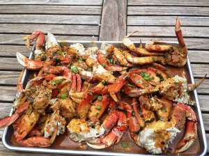 You have to eat this outside because it is Messy!