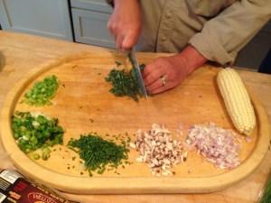 Jan's working station.