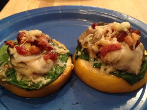 Here is his plated oyster dish ready for the judges.
