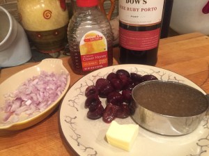 Have all your ingredients on standby for your sauce.