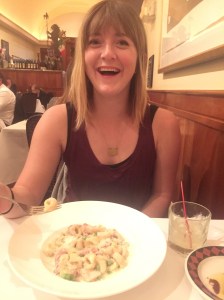Megan has been eating this same pasta dish since she was 12 years old.